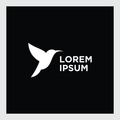 Flying Wings Bird Logo abstract design vector