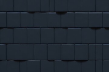 black 3d cubes background created with Generative AI