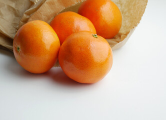 Fruit, mandarin group, natural and complete with vitamin a. 