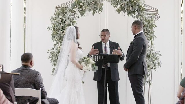 Bride and groom enjoying their wedding ceremony. Shot in 4K 60 FPS. To purchase entire event raw at wholesale price email willneatheryyahoo.com.