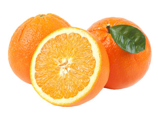 Orange isolated on white background