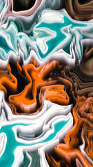 Vibrant Digital Liquid Texture Background