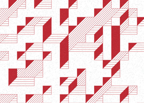 Implementation of Edward Zajec&rsquo;s &ldquo;Il Cubo&rdquo; from 1971. Essentially a Truchet tile set of 8 tiles and rules for placement art illustration