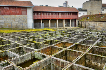 The heart of the tradition of tanning and beating hides in Guimaraes, Portugal