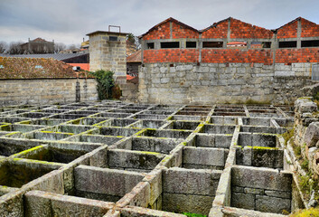 The heart of the tradition of tanning and beating hides in Guimaraes, Portugal
