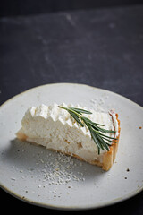 homemade coconut pie