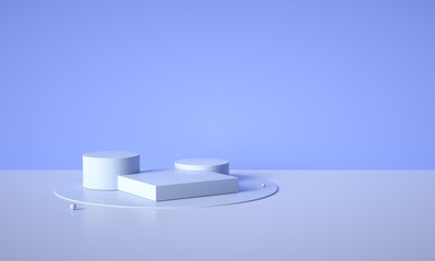 3D rendering of promotional background