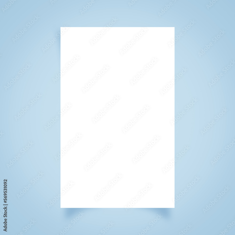 Poster blank pages with shadow background used for web banners and ui apps designing. blank web pages templ