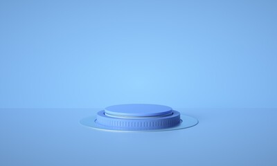 3D rendering of promotional background