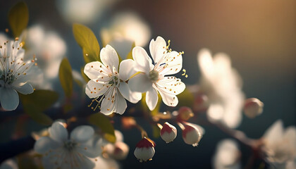 Obraz na płótnie Canvas sakura blossom in spring