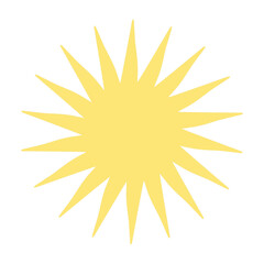 sun icon vector illustration