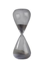 Isolated hourglass to calculate the left time with sand