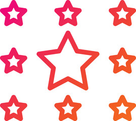 Star Vector Icon Design Illustration