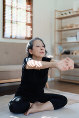 stress relief, muscle relaxation, breathing exercises, exercise, meditation, portrait of Young...