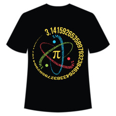 Happy Pi day Happy Pi day shirt print template, Typography design for Pi day, math teacher gift, math lover, engineer tees, elementary teacher gift
