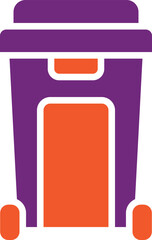 Recycle bin Vector Icon Design Illustration