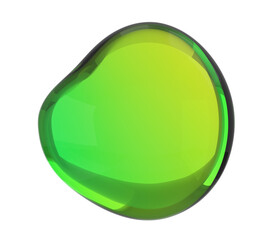 Green bubble, 3d render