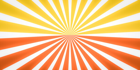 orange sunburst background