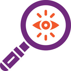 Eye search Vector Icon Design Illustration