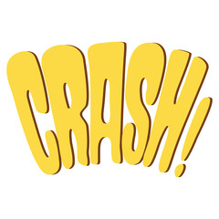 Comic Cartoon Fighting Word on Transparent Background