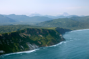 Southeast coast of the Kamchatka Peninsula, near the city of Petropavlovsk Kamchatsky. Russia.