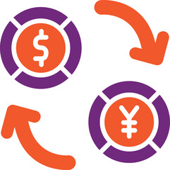 Foreign exchange Vector Icon Design Illustration