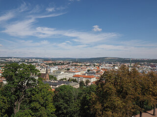 Fototapeta na wymiar Aerial view of Brno