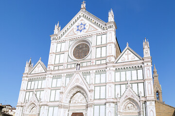 The Basilica di Santa Croce (Basilica of the Holy Cross), Florence, Italy