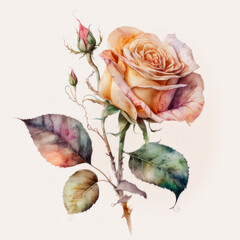 Rose. AI generated.