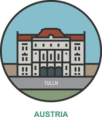 Tulln. Cities and towns in Austria