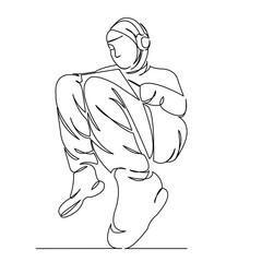 muslim girl painting