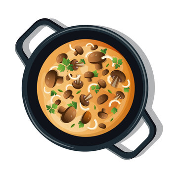 Mushroom Soup clip art preview