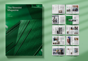 Minimalist Business Newsletter Layout