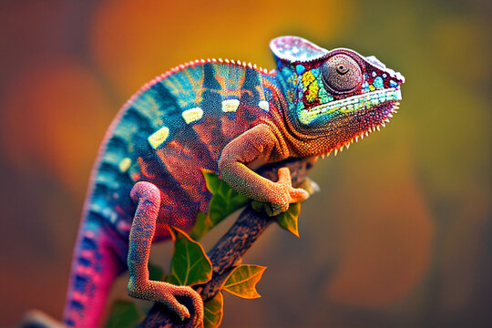 image of a chameleon generated by AI
