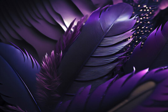 Purple Feathers Stock Photo by ©MichaelFitzsimmons 77428826