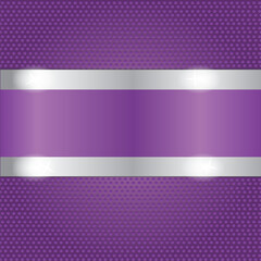 Fototapeta premium Metallic abstract violet background with carbon texture