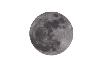 Full moon isolated.