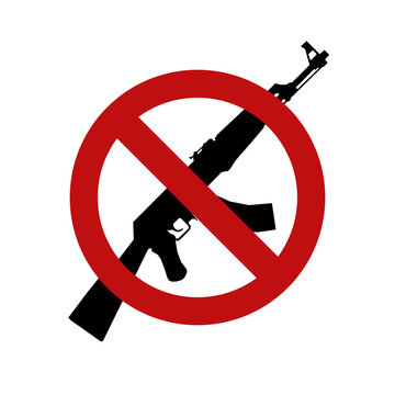 no to guns symbol