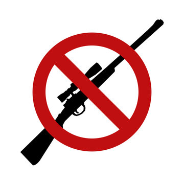 no to guns symbol