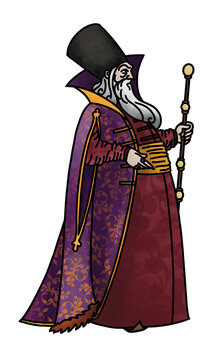 Boyar. Hand drawing isolated illustration