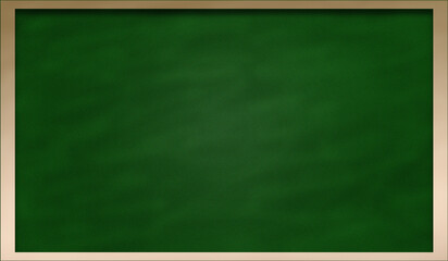 Empty green chal board