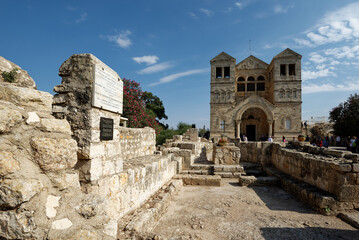 Israel - Berg Tabor - Verklärungskirche - Vorplatz