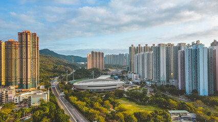 7 Feb 2023 the road scape of Po Shun Road, hk