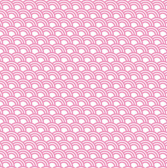The full-page pink wave totem can be used as a background.