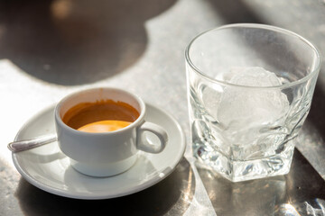 cup of coffee with ice