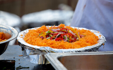 indian food in the market