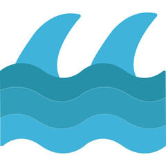 Fototapeta premium Wave Icon