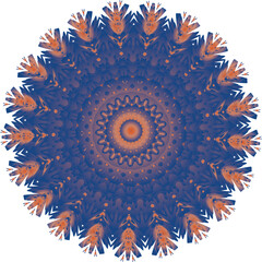 Beautiful round pattern. Vector file for designs.