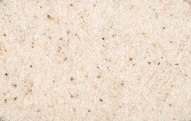 Highly mineralized coarse-grained rock salt, cleaned of impurities.