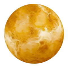 Foto op Canvas Venus planet isolated on transparent background cutout © Natural PNG
